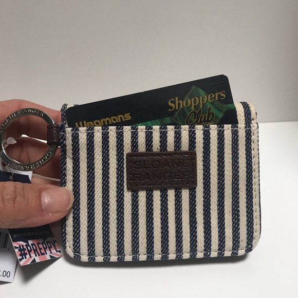 Smart Canvas ID / Card Holder with Key Ring - Picture 5 of 7